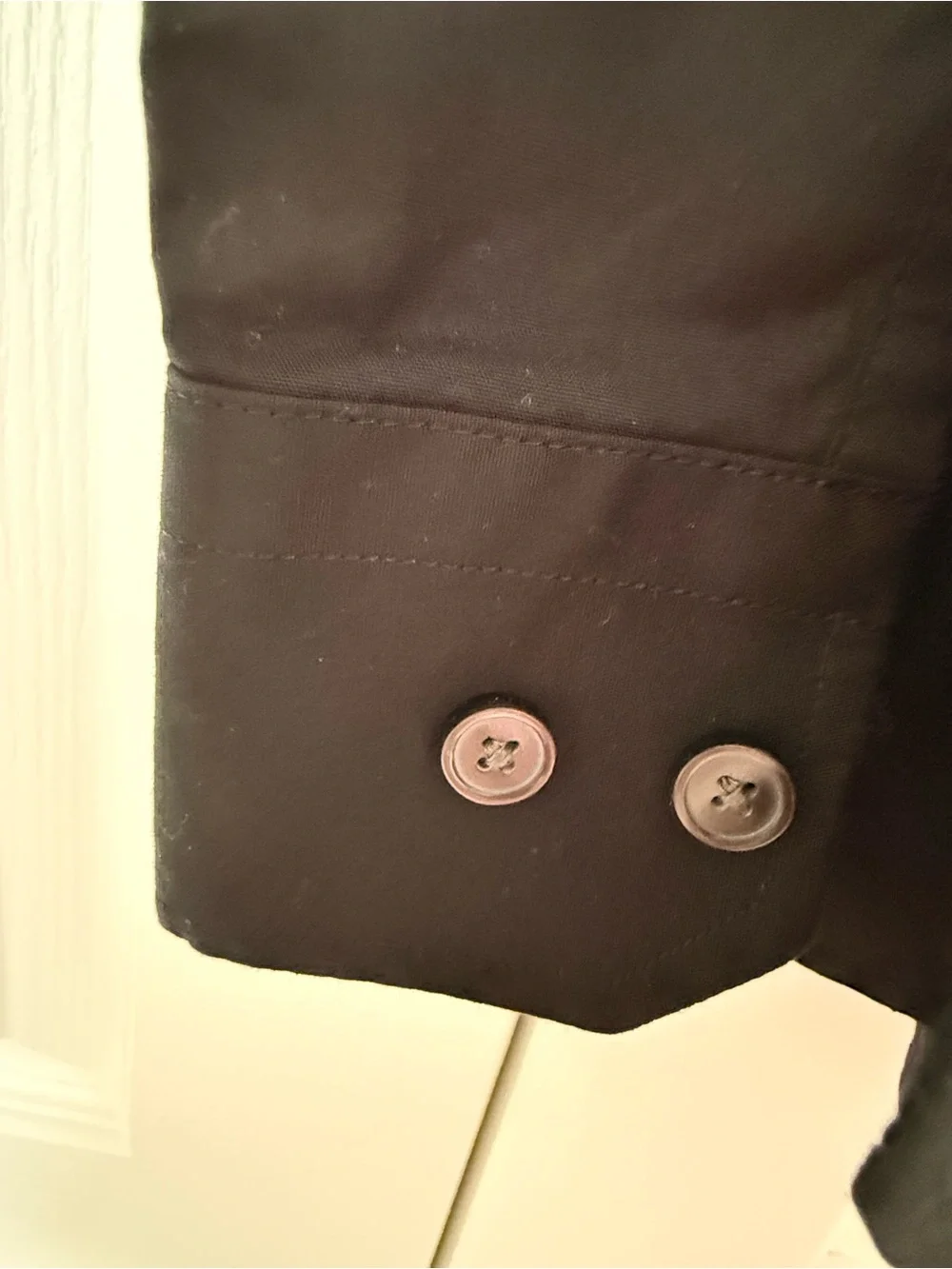 NWOT Banana Republic Men's Athletic Fit Wrinkle Resistant Black Shirt, M